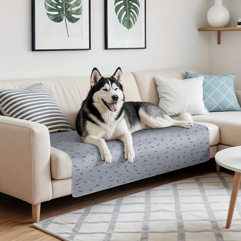 LOOBANI 6 Pack Washable Dog Pee Pad Quick Absorbent Non-Slip Waterproof Mat for Pet Fences & Incontinence Clean Training Mat with Unique Pattern Print