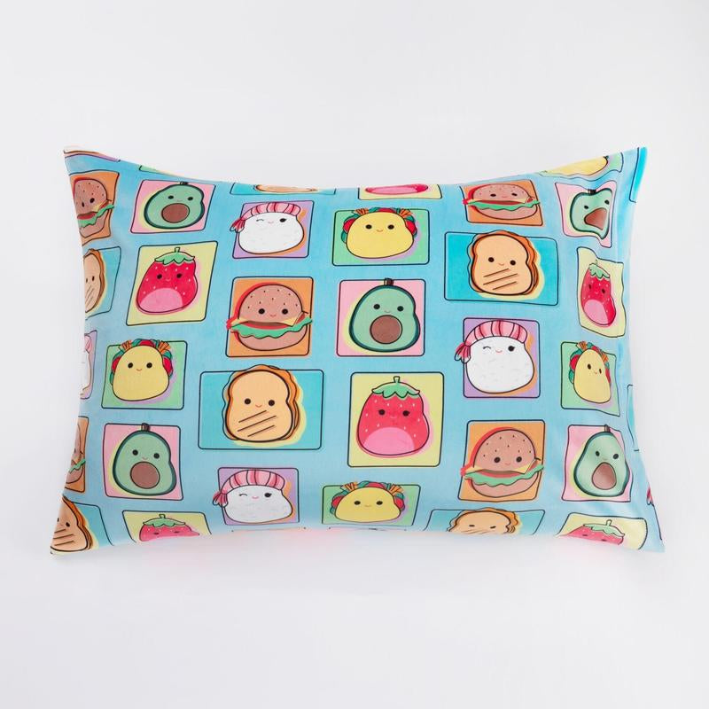 Squishpillow Standard Pillowcase Super Soft Stretchy Fabric Vibrant Colors & Playful Prints Perfect Pair for Squishpillow Adds Charm to Any Room