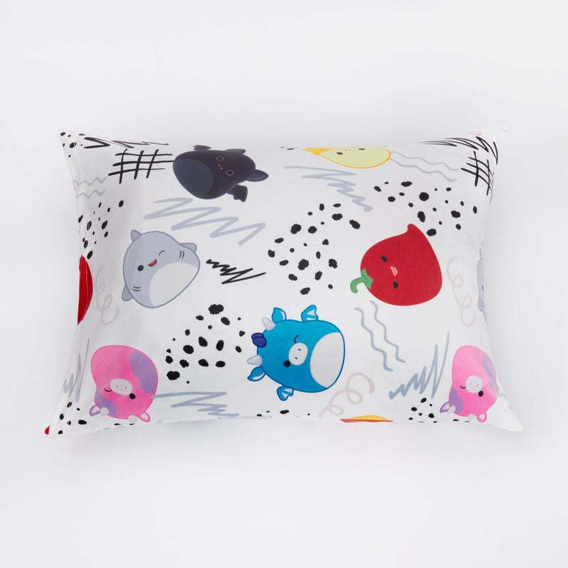 Squishpillow Standard Pillowcase Super Soft Stretchy Fabric Vibrant Colors & Playful Prints Perfect Pair for Squishpillow Adds Charm to Any Room