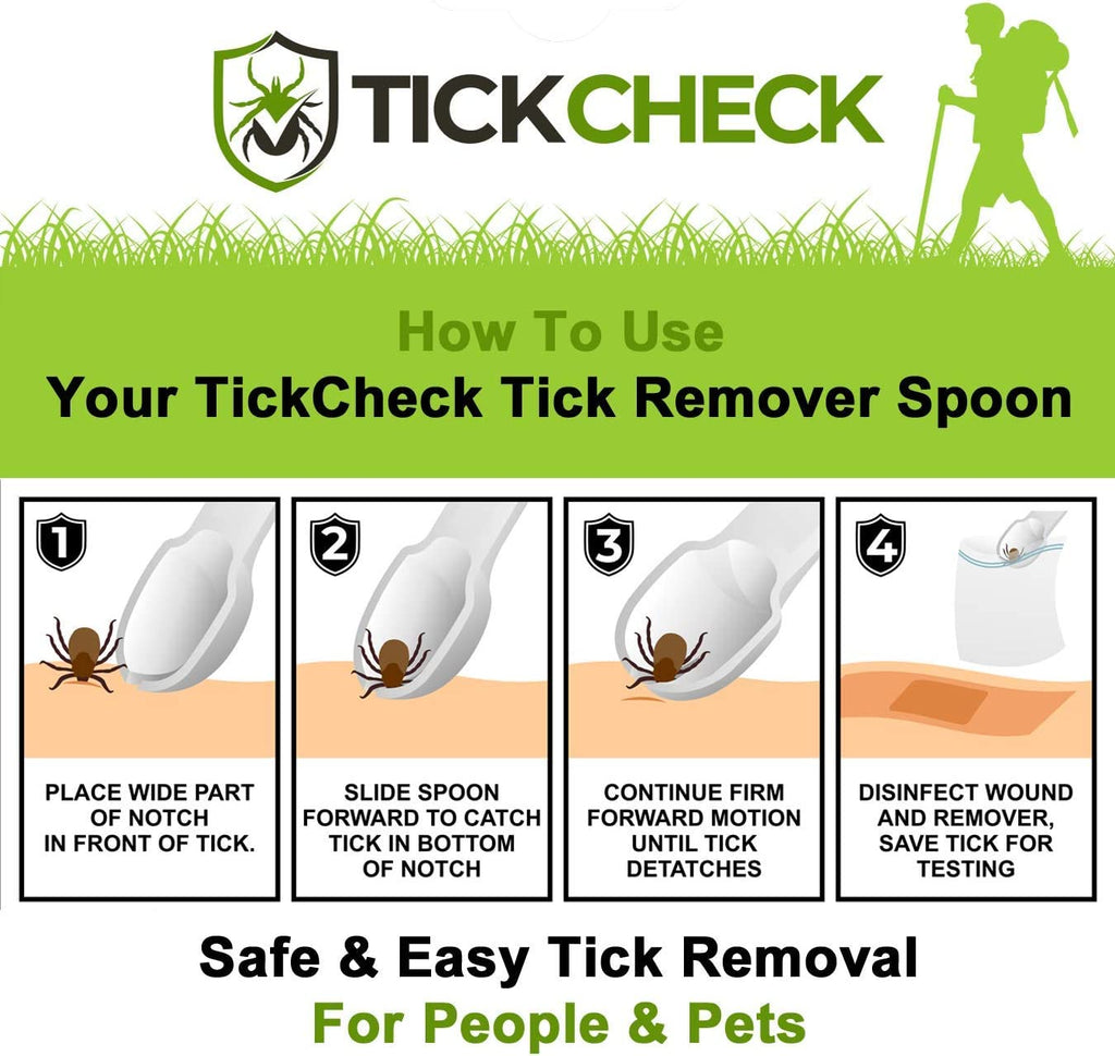 Ultimate Tick Remover Kit - 3-Pack Lightweight Tools with Free Tick ID Card & Carabiner