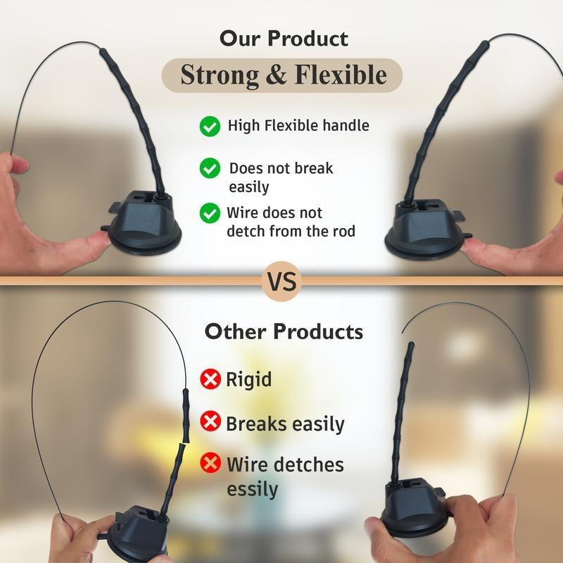 Cat Toy Set——Cat Toy Wand Auto Interactive Toys for Indoor Cat, 5 in 1 Hands-Free Natural Bird Feather Ball Toys, Strong Suction Cup with Bird & Feather Attachments, Bell Teaser